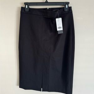 NWT BANANA REPUBLIC BLACK PENCIL SKIRT SIZE 0